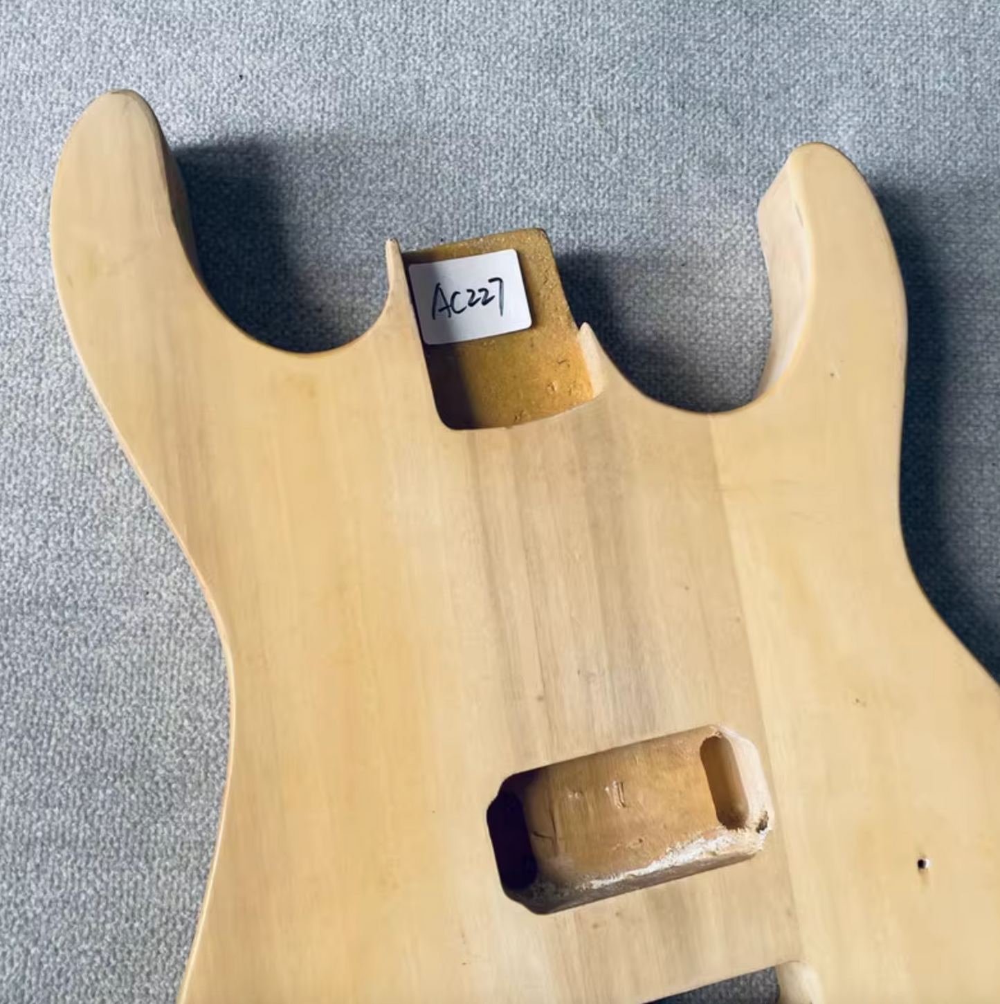 DIY Basswood Guitar Unfinished Body, Single Humbucker Pickup Route