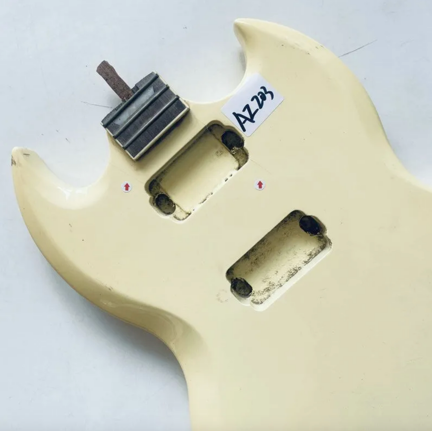 Cream White Basswood Guitar Body Fit SG Guitars DIY Project