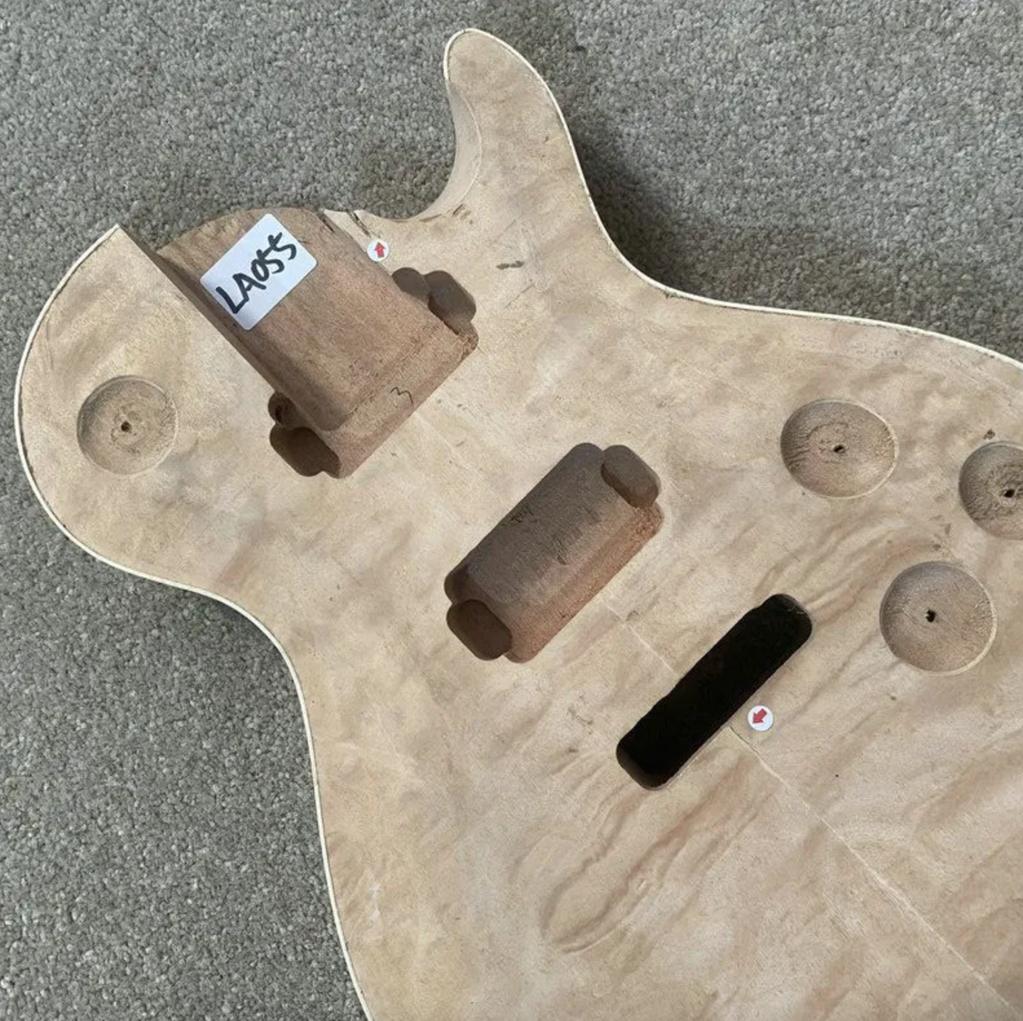 Quilted Maple Top Single Cut Guitar Mahogany Body Fit Les Paul LP