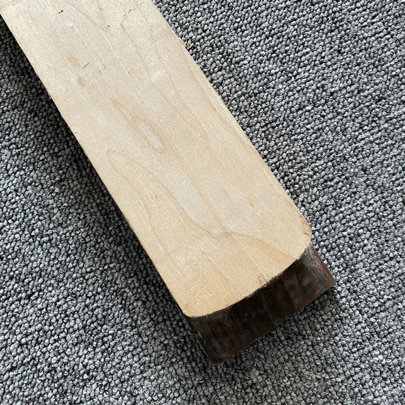 Maple Wood 4 String Bass Neck, Fretless Rosewood Fingerboard