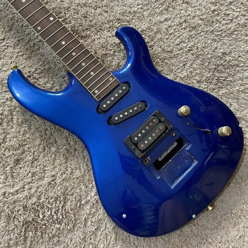 Metallic Blue HSH Guitar, Basswood Body, Rosewood Fingerboard Maple Ne