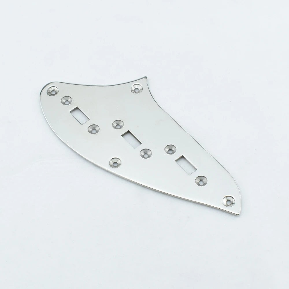 Nickel Guitar Control Switches Plate Fit Jaguar Guitars