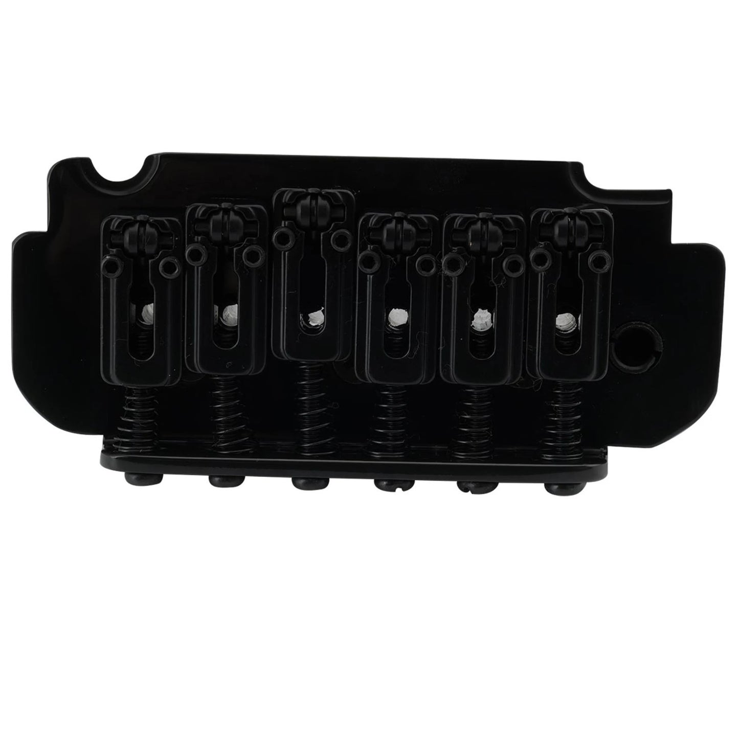 Black Rolling Saddles Guitar Two Point Tremolo Bridge Fit Stratocaster
