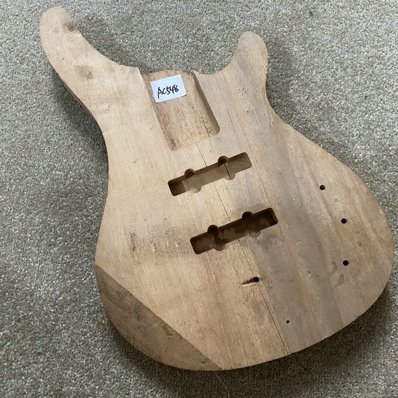 Unfinished Basswood 4 String Bass Body