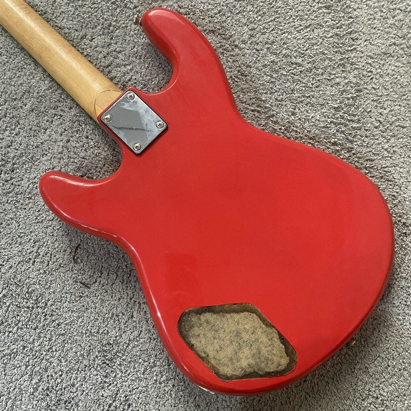 Custom Red Glossy Finish Guitar, Basswood Body, Maple Neck, Rosewood F