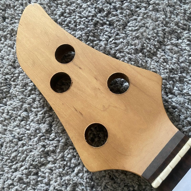 4 String Electric Bass Metallic Basswood Body, Maple Neck, Rosewood Fi