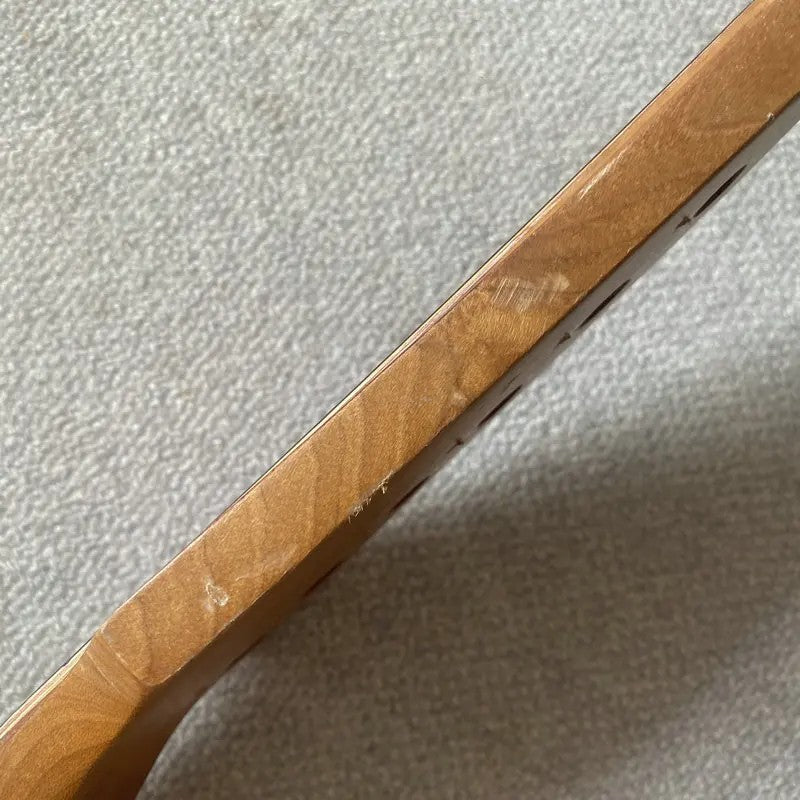 Purple Tiger Maple Top Headstock Guitar Neck, Rosewood Fingerboard 24