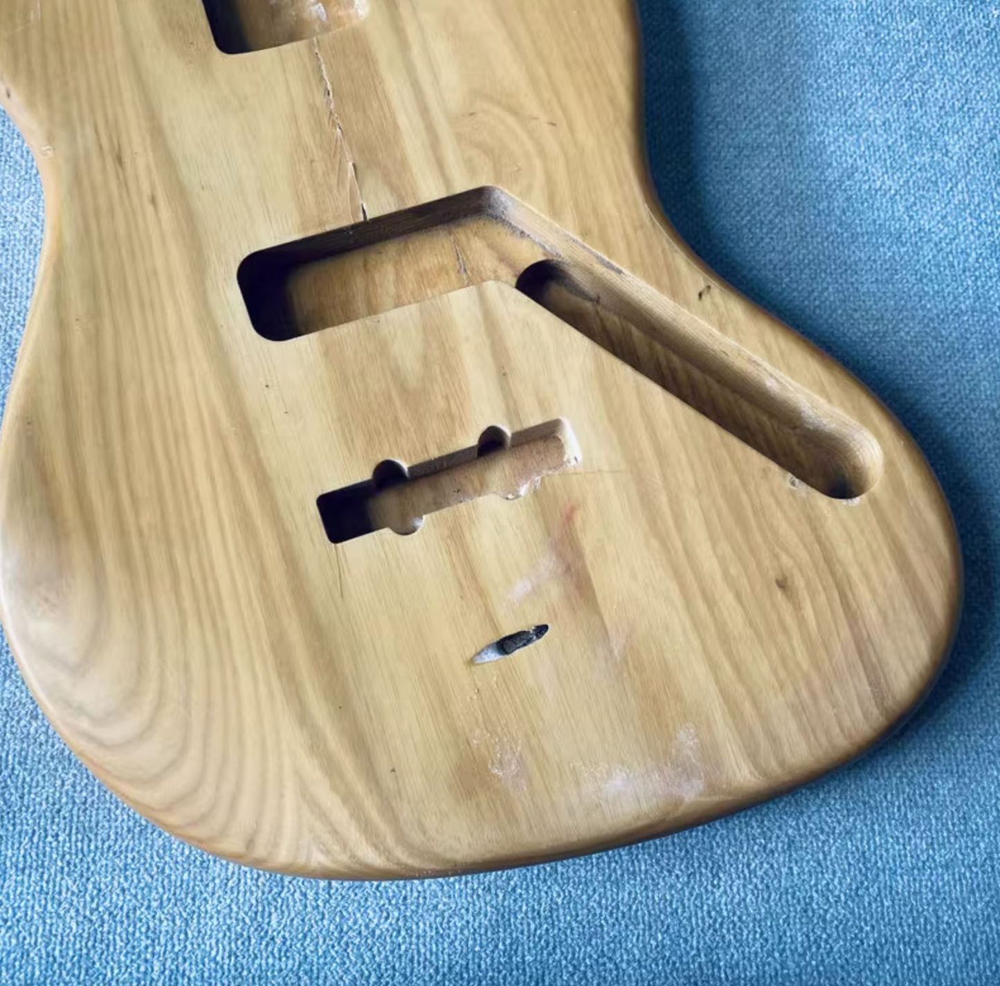 Ash Wood 4 String Bass Body Fit Jazz Bass