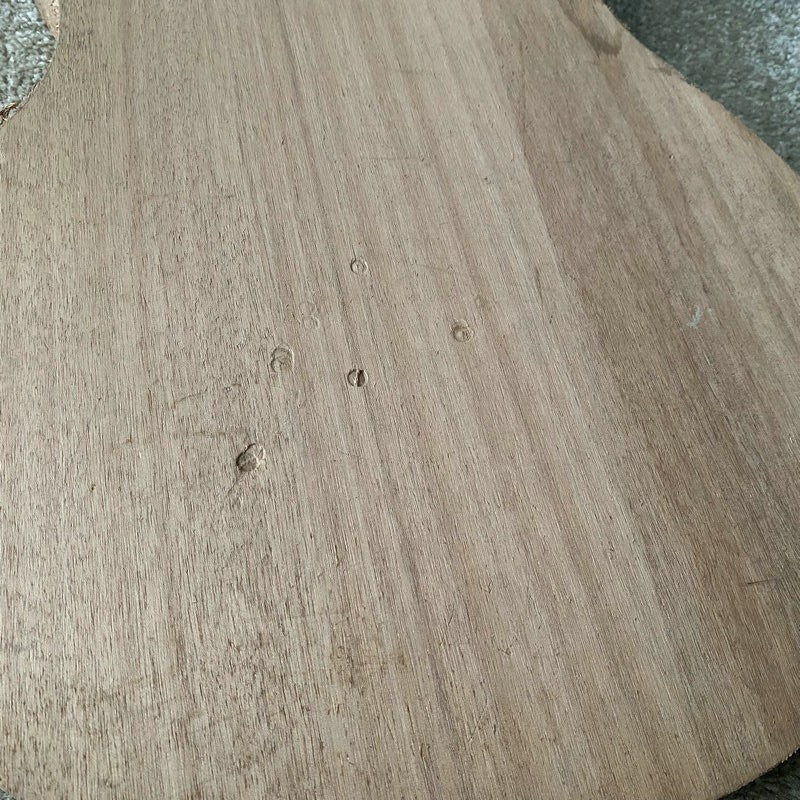 HH Mahogany Wood Double Cutaway Guitar Body DIY Project