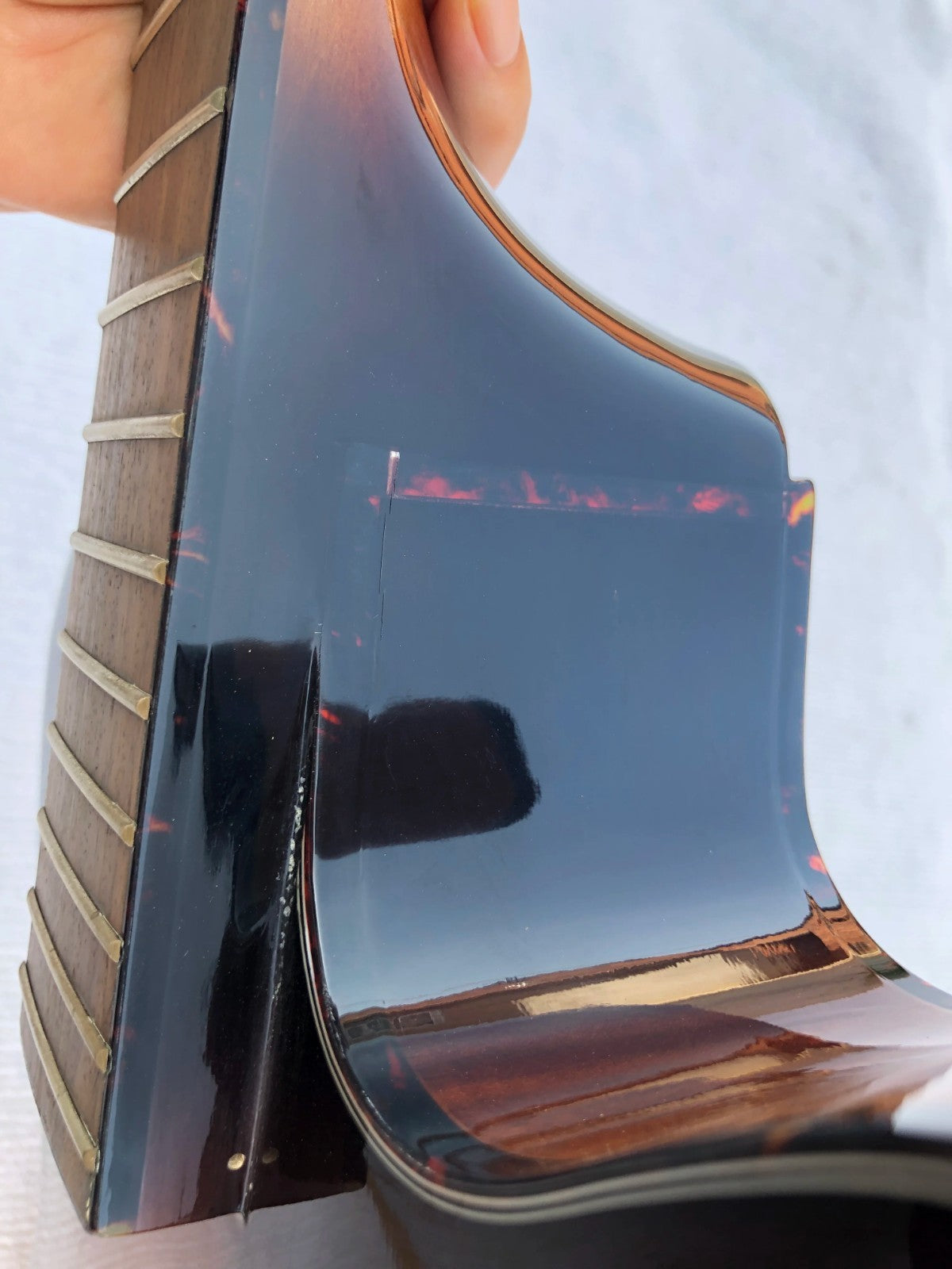 Washburn Sunburst Hollow Body Jazz Guitar with Maple Neck, Rosewood Fi