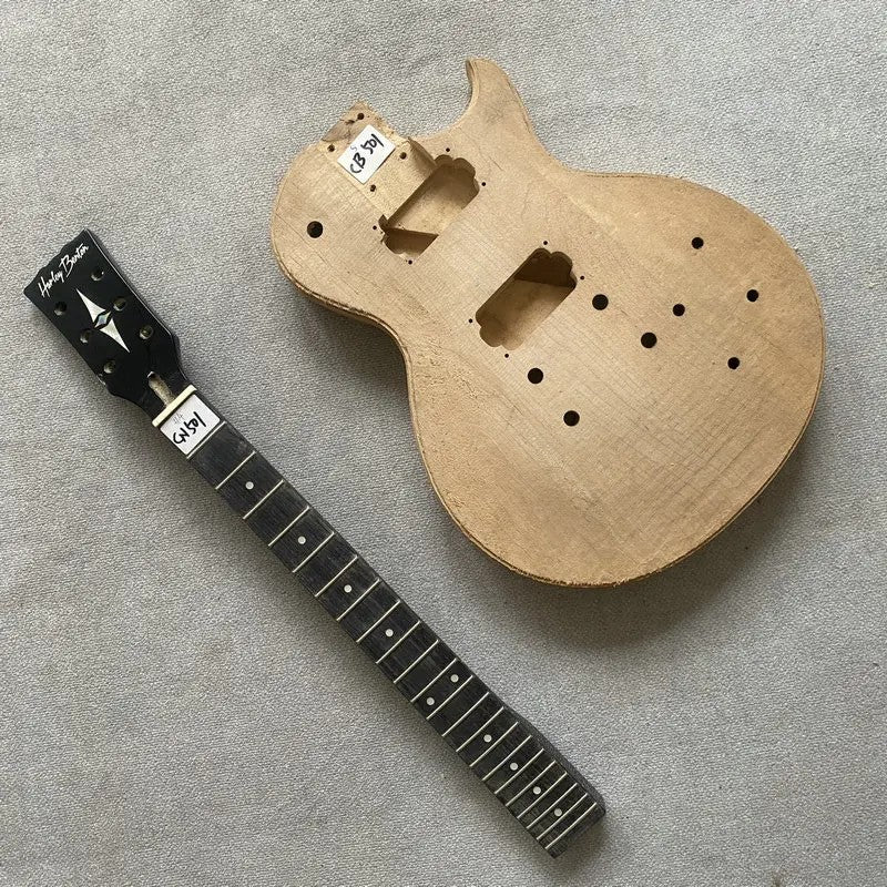 Harley Benton Guitar Basswood Body with Maple Neck Fit Les Paul LP DIY