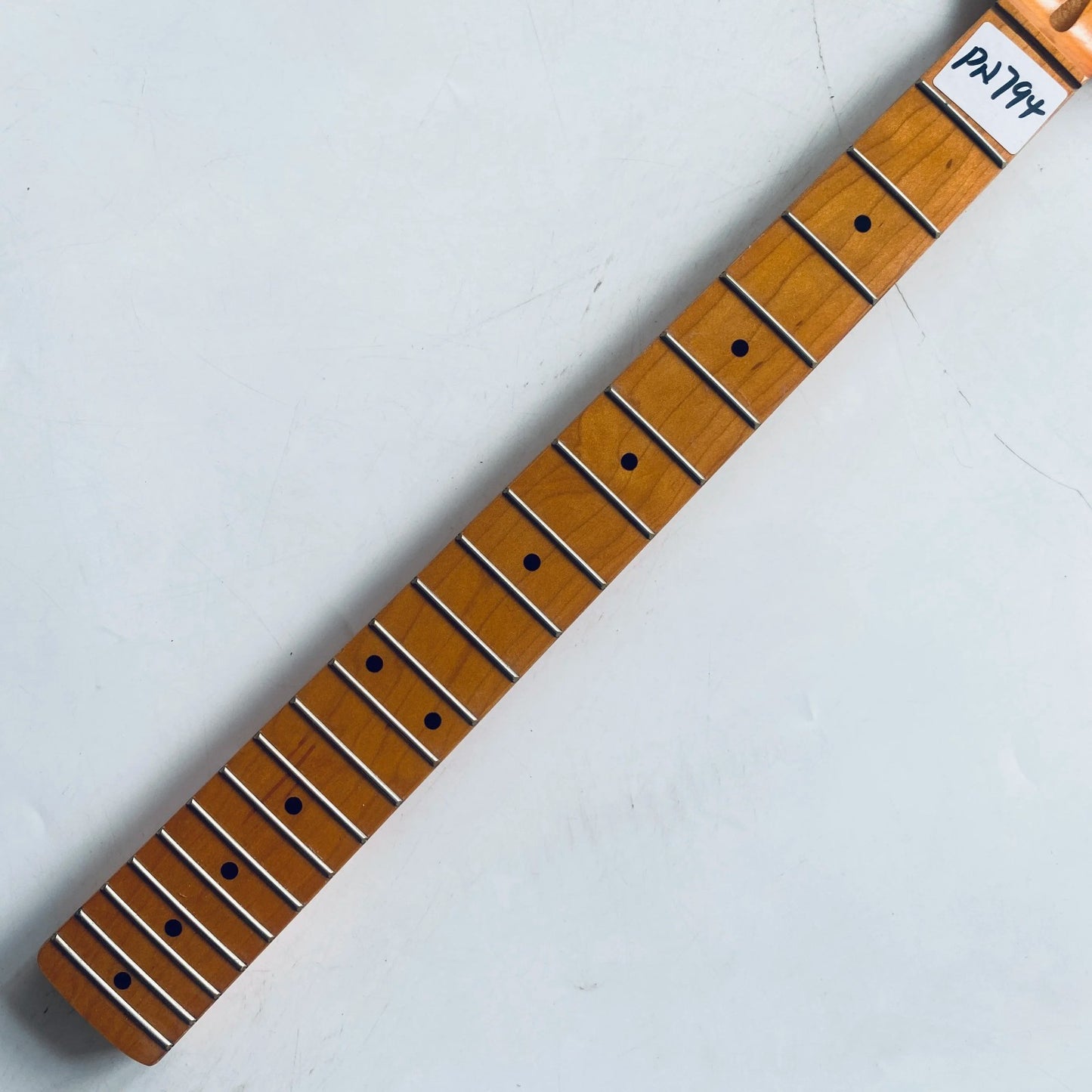 Harley Benton Orange Maple Wood Guitar Neck, 22 Frets Fingerboard