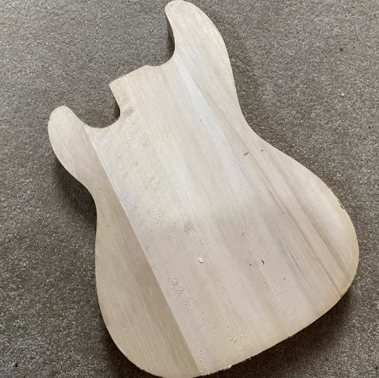 Unfinished Basswood 4 String Bass Body Fit Precision Bass DIY Project