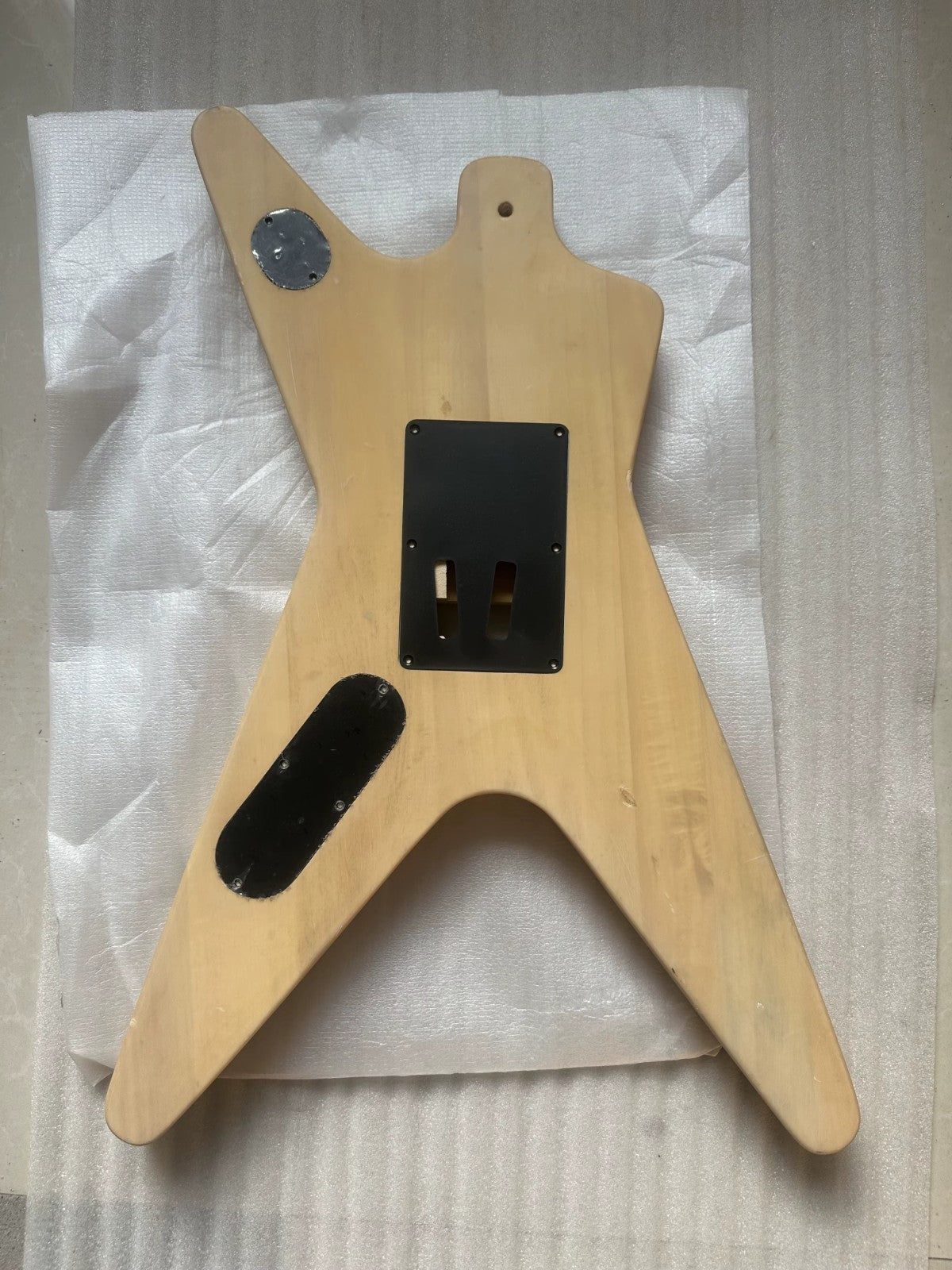 Camouflage Finish Solid Guitar Basswood Body For ML Guitars DIY Projec