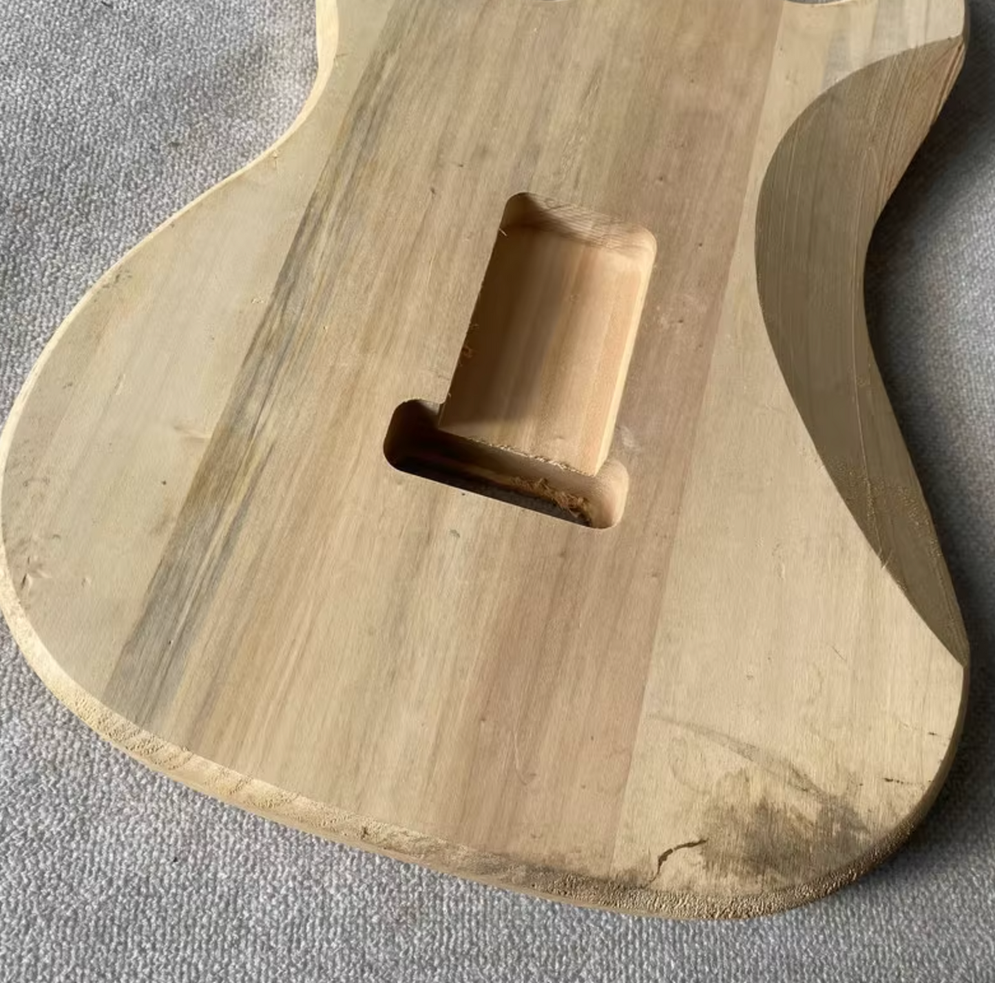 Unfinished Basswood Guitar SSS Body Fit Stratocaster Strat