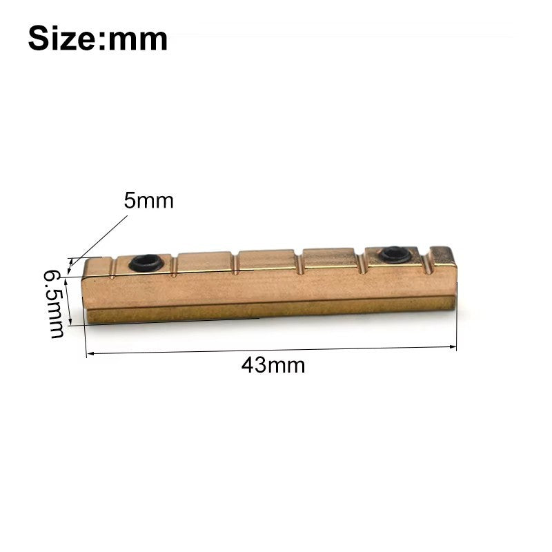 43MM Solid Brass Guitar Adjustable Nut Fit Epiphone Les Paul LP SG