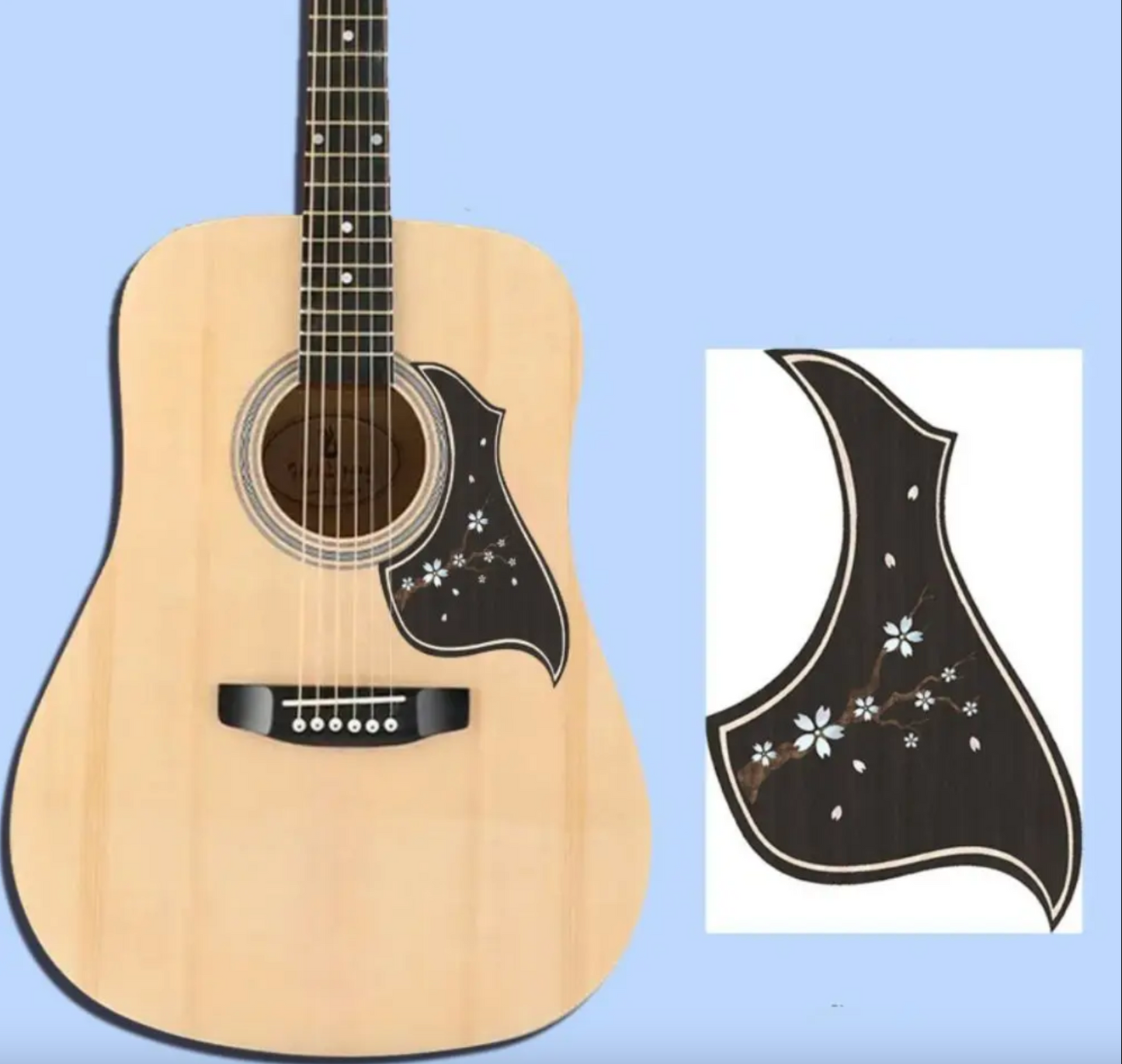 Folk Acoustic Guitar Scratch Plate Pickguard