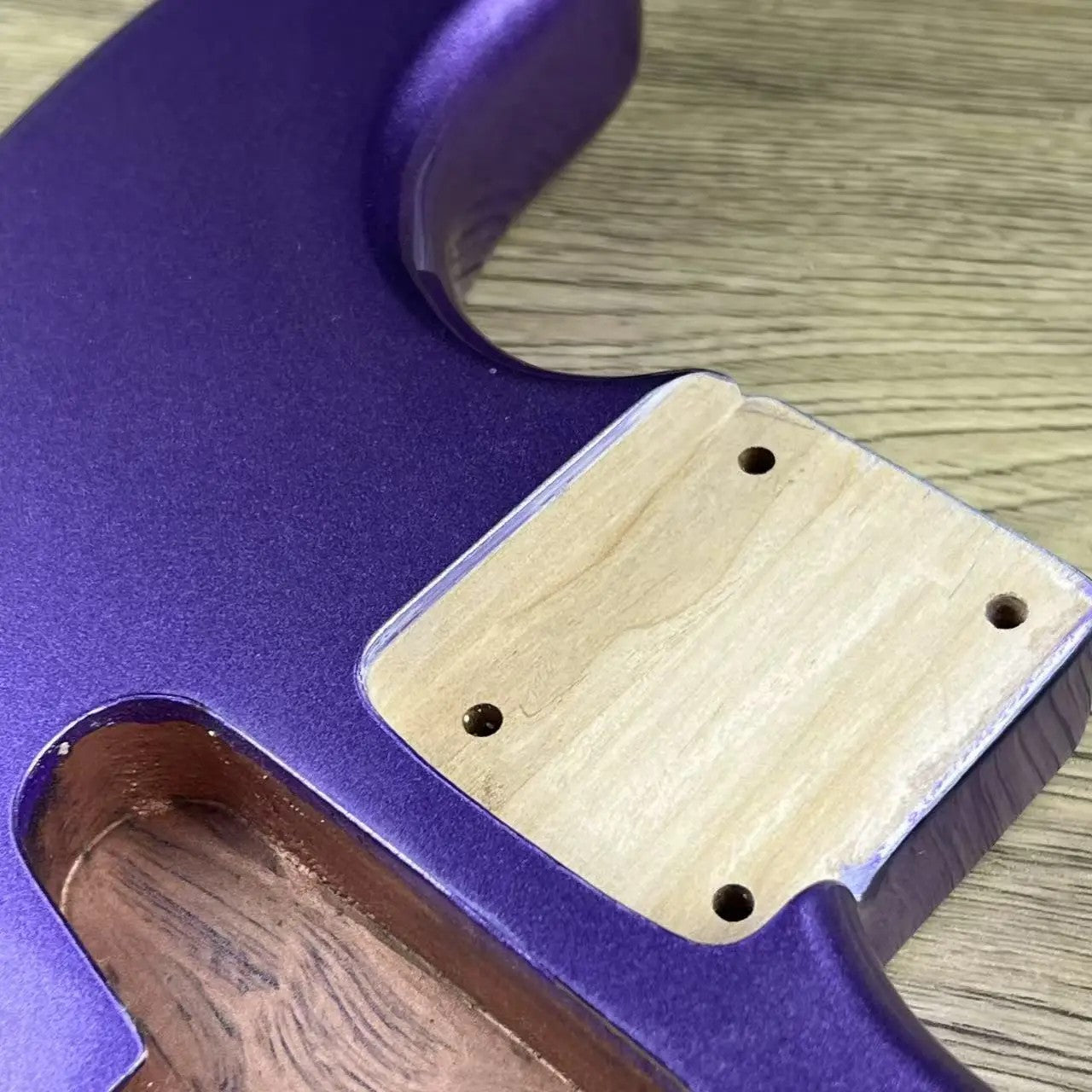Metallic Purple Alder Wood Guitar Body Fit Stratocaster Strat