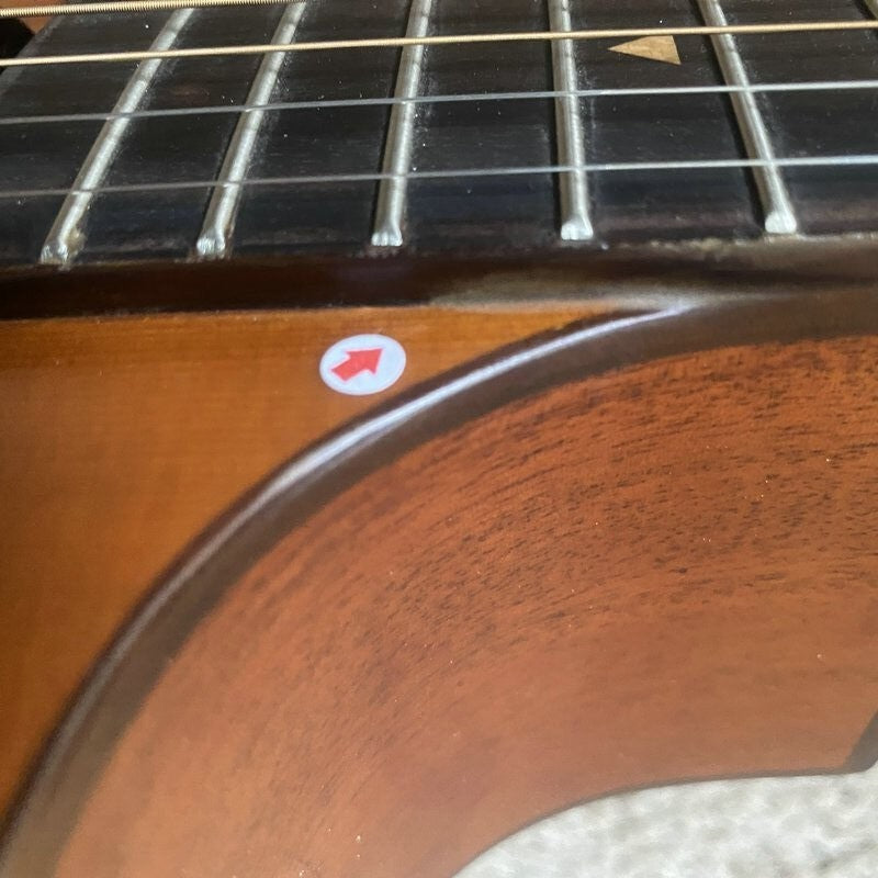 Luna Vintage Acoustic Guitar, Pine Top Body, Mahogany Neck, Rosewood F