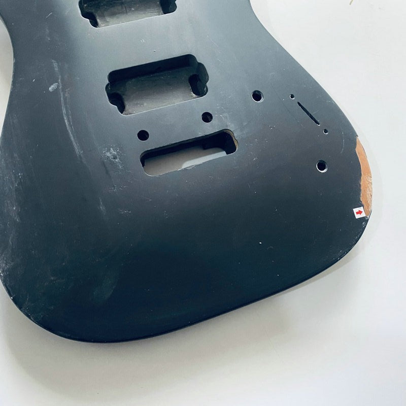 Matte Black HH Guitar Basswood Body DIY Project