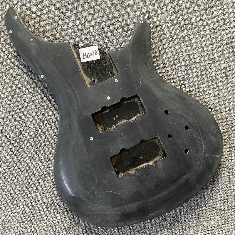 Black 4 String Bass Basswood Body