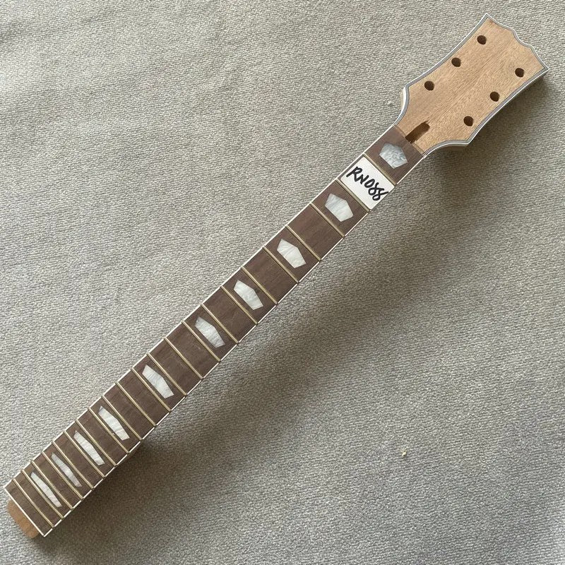 Unfinished Maple Wood Electric Guitar Neck, 22 Frets Rosewood Fingerbo