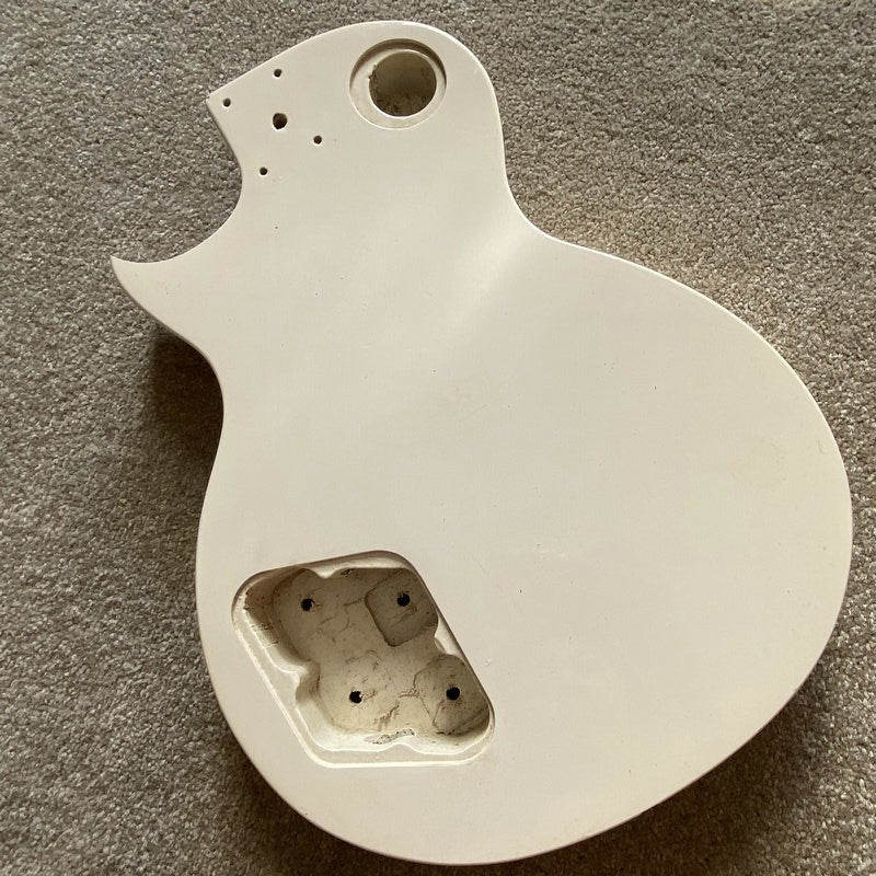 Glossy White Guitar Solid Basswood Body Fit Les Paul LP