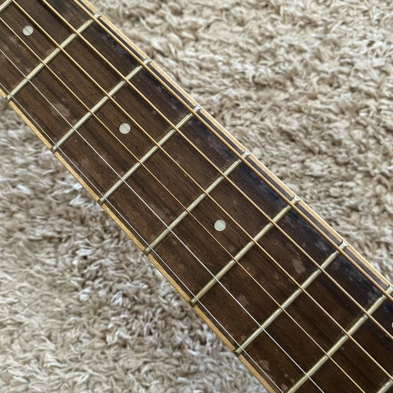 Left Handed Folk Acoustic Guitar, Spruce Body, Mahogany Neck, 22 Frets