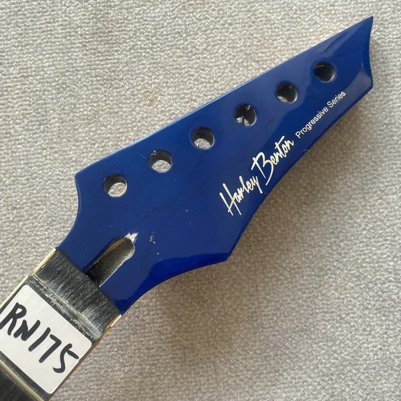 Harley Benton Blue Electric Guitar Maple Neck, Rosewood Fingerboard 24