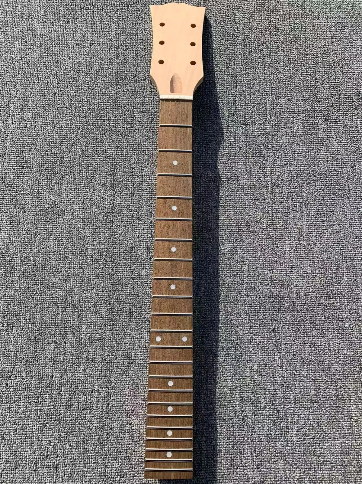DIY Project Mahogany Guitar Body with Neck Fit Les Paul LP Junior