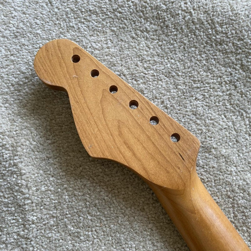 Roasted Maple Wood Guitar Neck 22 Frets Fingerboard DIY Project