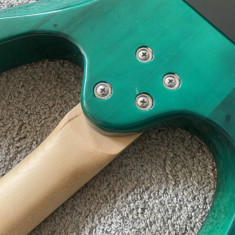 Green Yellow Burst HSH Guitar, Basswood Body with Maple neck, Rosewood