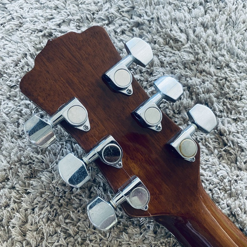 Luna Acoustic Guitar, Mahogany Plywood Body, Rosewood Fingerboard Neck