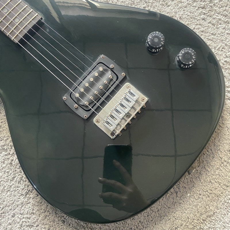 FirstAct Electric Guitar in Black, Basswood Body Maple Neck Rosewood F