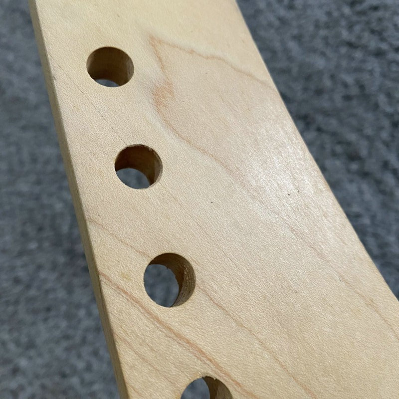 Maple Wood Banana Headstock Guitar Neck, Rosewood Fingerboard 22 Frets