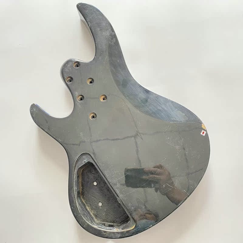Black Basswood 4 String Electric Bass Body
