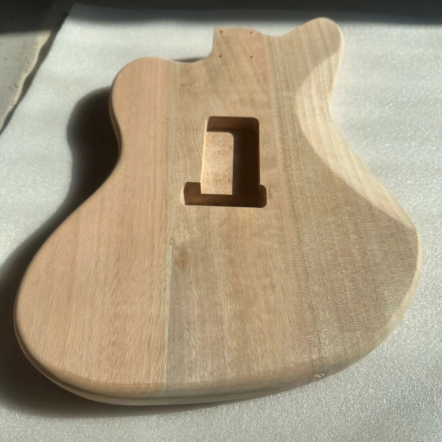 Mahogany Wood HH Guitar Unfinished Body Fit Jazzmaster Guitars