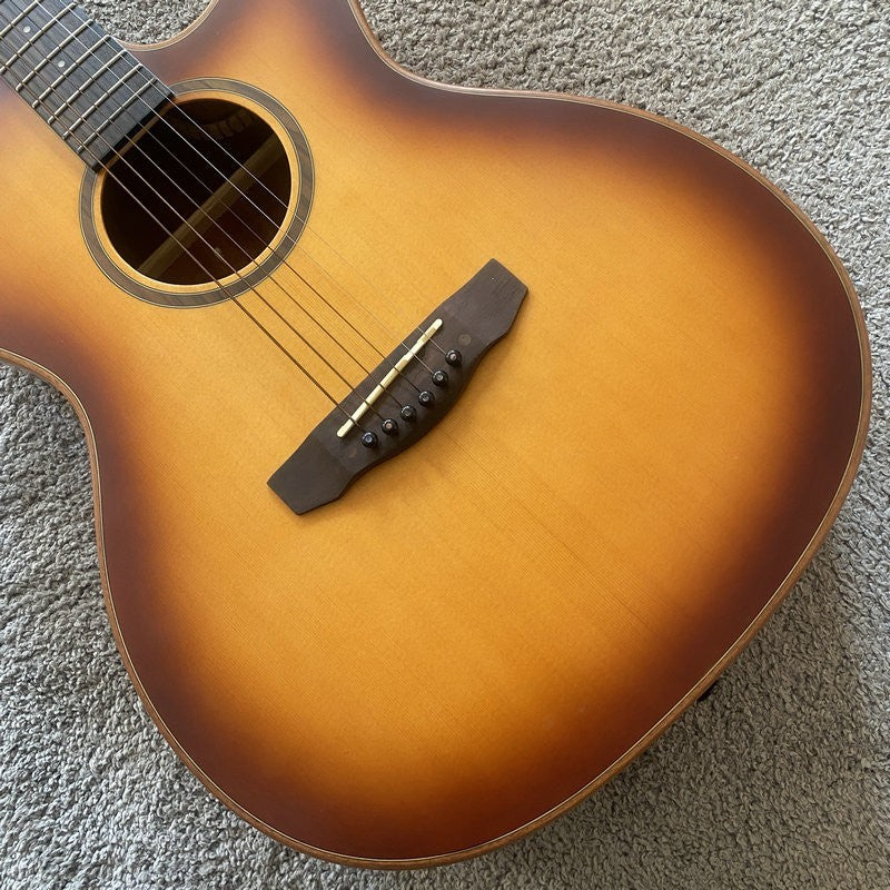 Caraya 40 Inch Acoustic Guitar Spruce Top Mahogany Body, Mahogany Neck