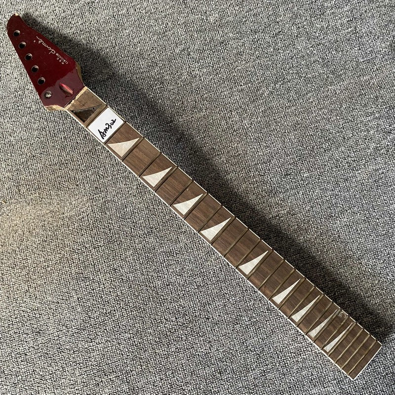 Dame Red Electric Guitar Maple Neck, 24 Frets Rosewood Fingerboard