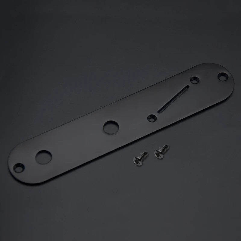 Chrome Angled Guitar Control Plate Panel Fit Telecaster Tele