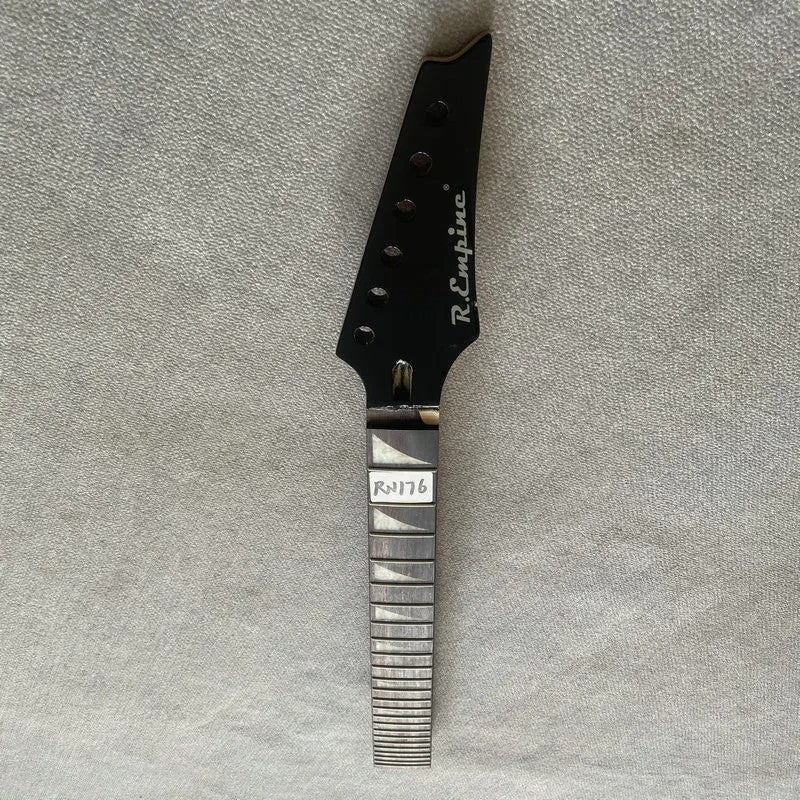Black Headstock Guitar Maple Wood Neck, Rosewood Fretboard 24 Frets