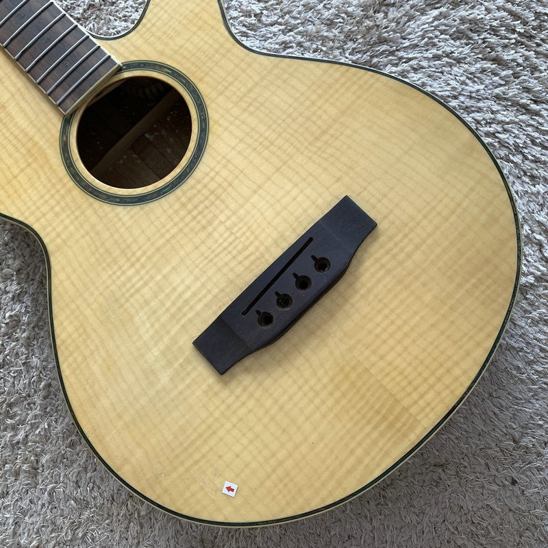 Rogue 4 String Acoustic Bass Spruce Plywood Top Body Mahogany Neck