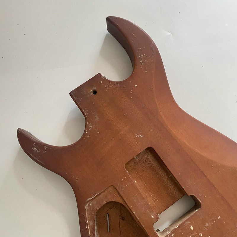 Solid Mahogany Wood HH Guitar Double Cutaway Body