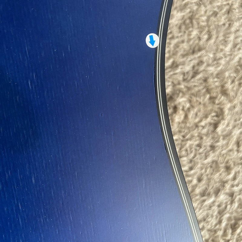 Blue 41 Inch Acoustic Guitar, Spruce Plywood Body, Mahogany Neck