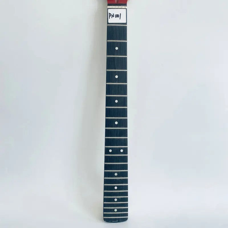 Red Lefty Guitar Maple Wood Neck, 22 Frets Rosewood Fingerboard