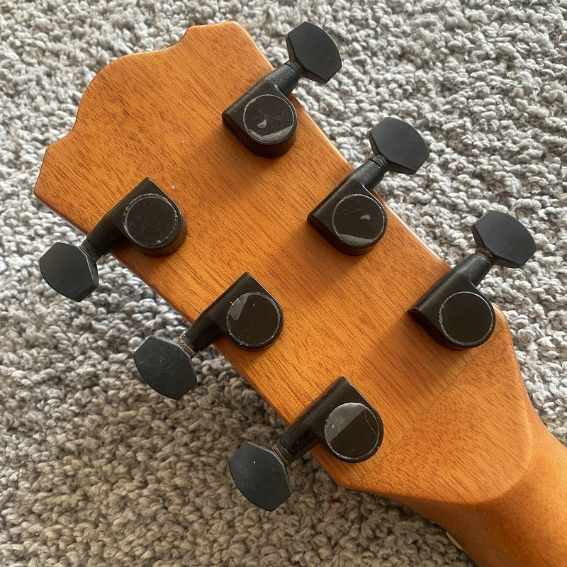 Caraya 40 Inch Acoustic Guitar Spruce Top Mahogany Body, Mahogany Neck