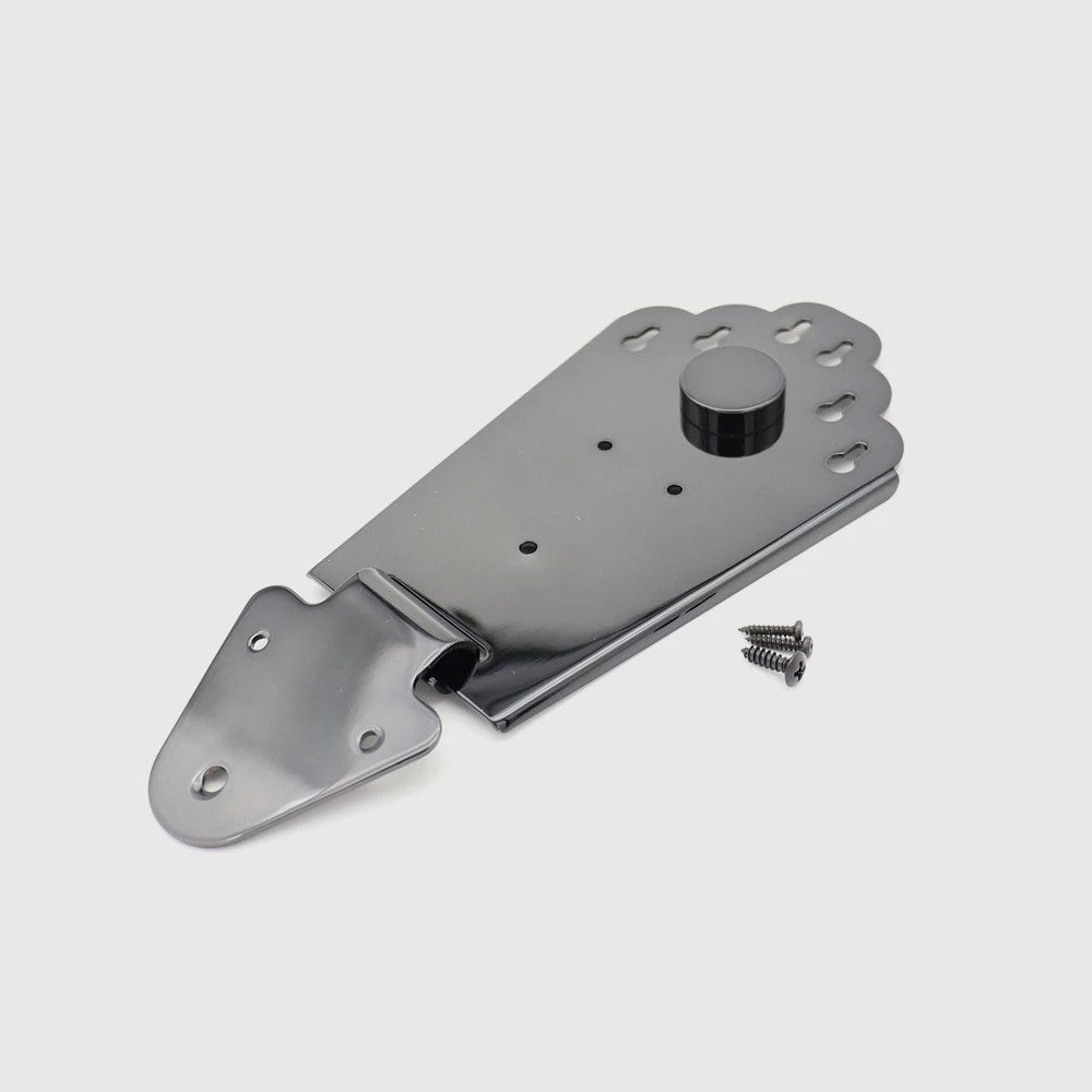 Chrome Jazz Hollow Body Guitar Tailpiece Trapeze