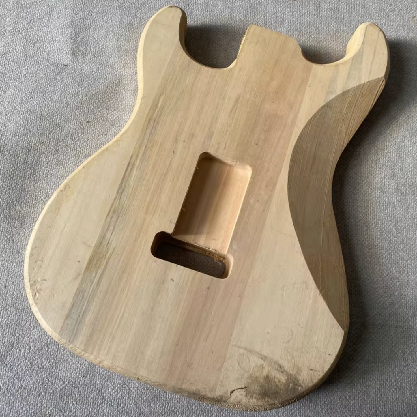 Unfinished Basswood Guitar SSS Body Fit Stratocaster Strat