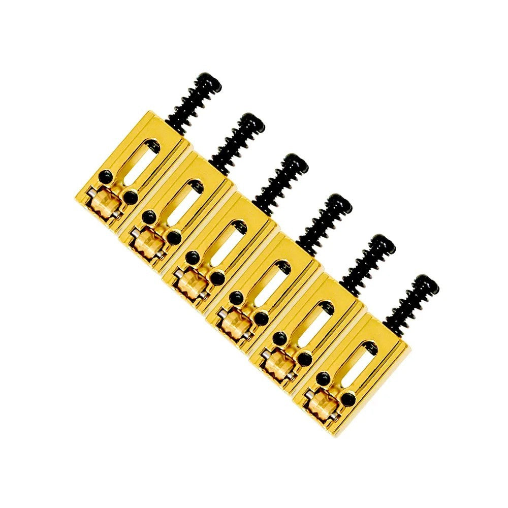 6pcs Guitar Bridge Tremolo Roller Saddles Fit Stratocaster Strat