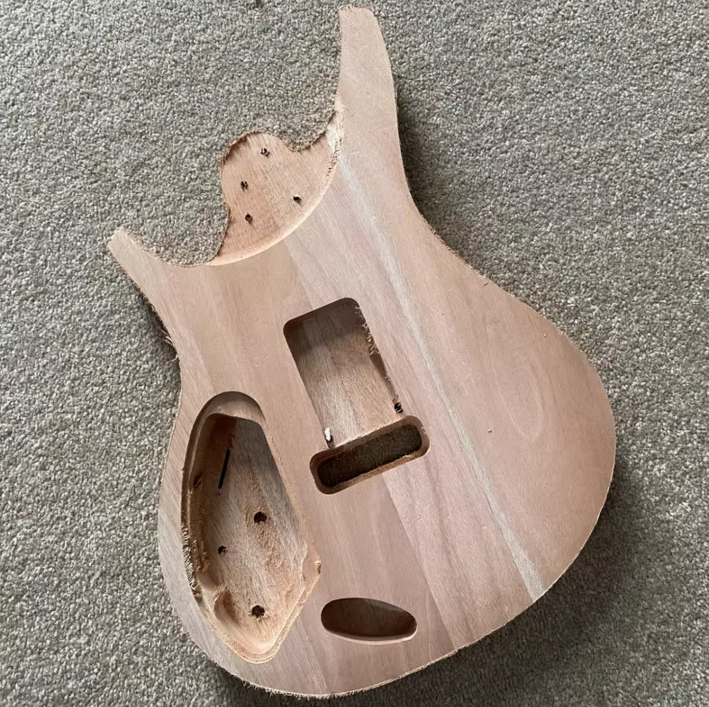 HH Unfinished Basswood Guitar Double Cutaway Body DIY Project
